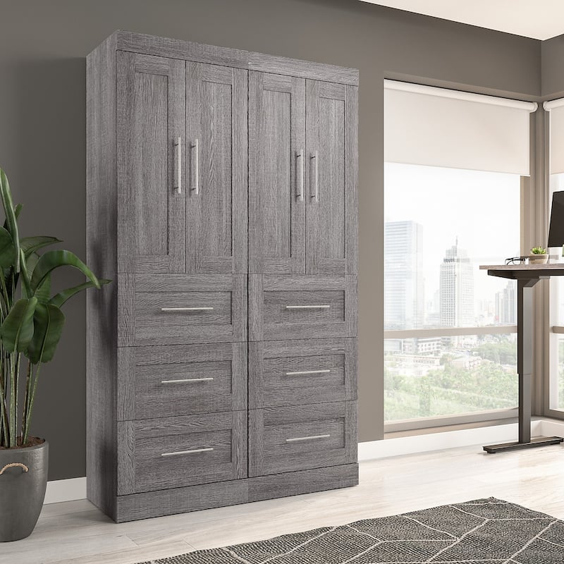 Pur 50W Closet Organization System with Drawers by Bestar
