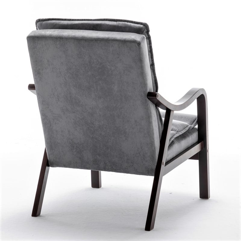 Clovis 24.8" Wide Microfiber Accent Chair