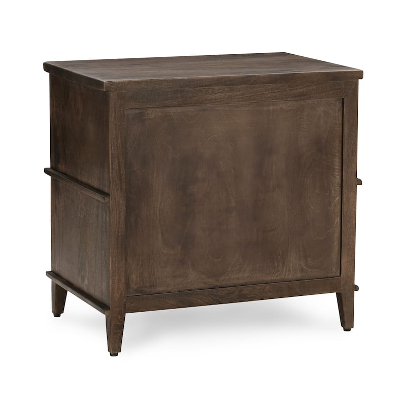 Classic Home Westlake 2-Drawer Mango Wood Nightstand
