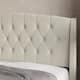 CraftPorch 3 Piece Bedroom Nightstands Set Classic Button Tufted Bed