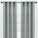 preview thumbnail 18 of 21, Chanasya Crosshatch Textured Semi-Sheer Kitchen Bedroom Grommet Window Curtain Panel (Set of 2)