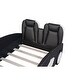 preview thumbnail 11 of 10, Race Car Shaped Platform Bed Twin Bed Frame Creativity Kids Bed Wood Slat Support Upholstered Bed with Backrest