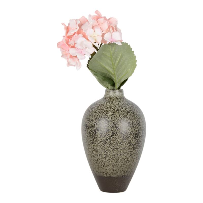 Ceramic Sculptural Vase with Textured Organic Design Modern Accent