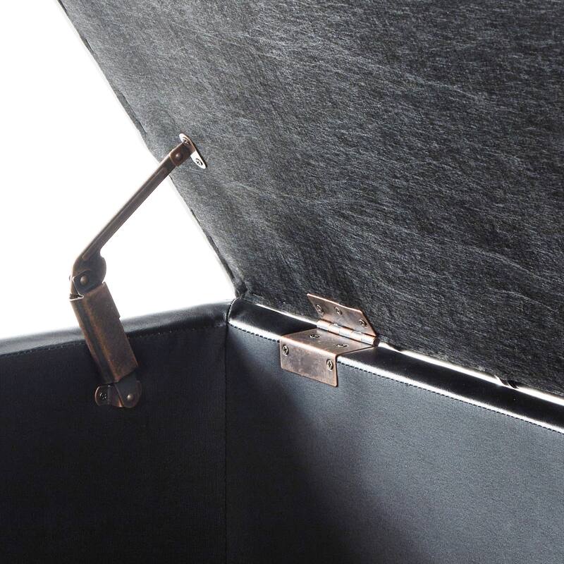 Bedroom End of Bed Bench with Spindle Wood Legs, Upholstered Decorative Stool Elegant Storage Bench with Flipping Lid