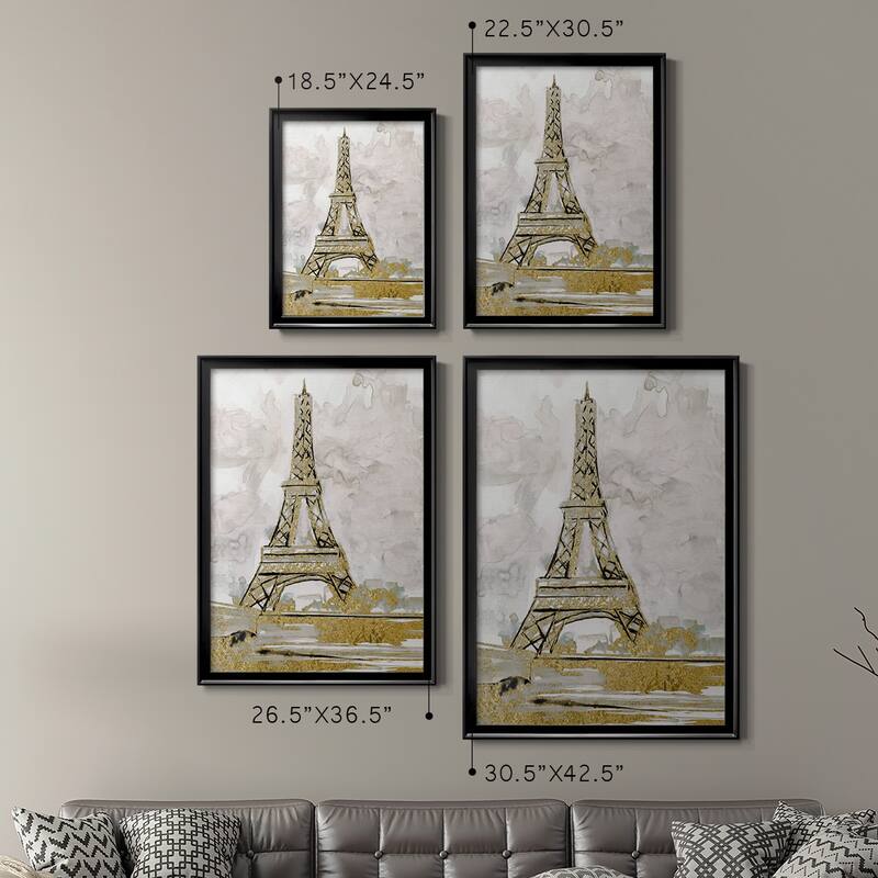 Eiffel Tower Glitz Premium Framed Print - Ready to Hang