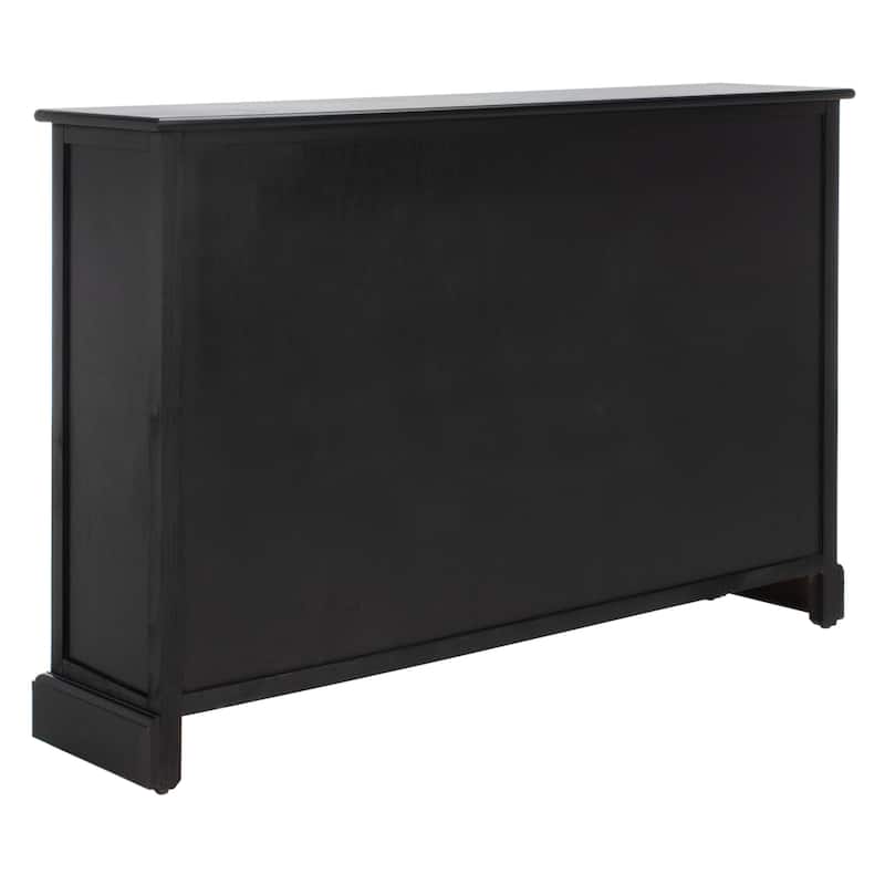 SAFAVIEH Carolyne Distressed White 2 Door 3-Drawer Sideboard. - 45" W x 11" D x 30" H - 45Wx11Dx30H