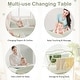 preview thumbnail 13 of 31, Gymax Baby Diaper Changing Table Folding Newborn Nursery Organizer