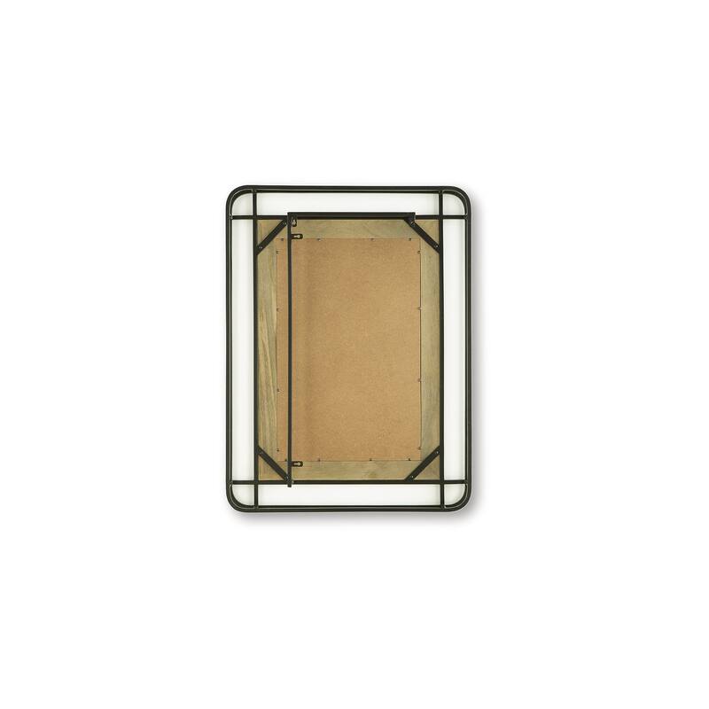 Signature Design by Ashley Beelman Black/Brown Accent Mirror - 30" W x 3" D x 40" H