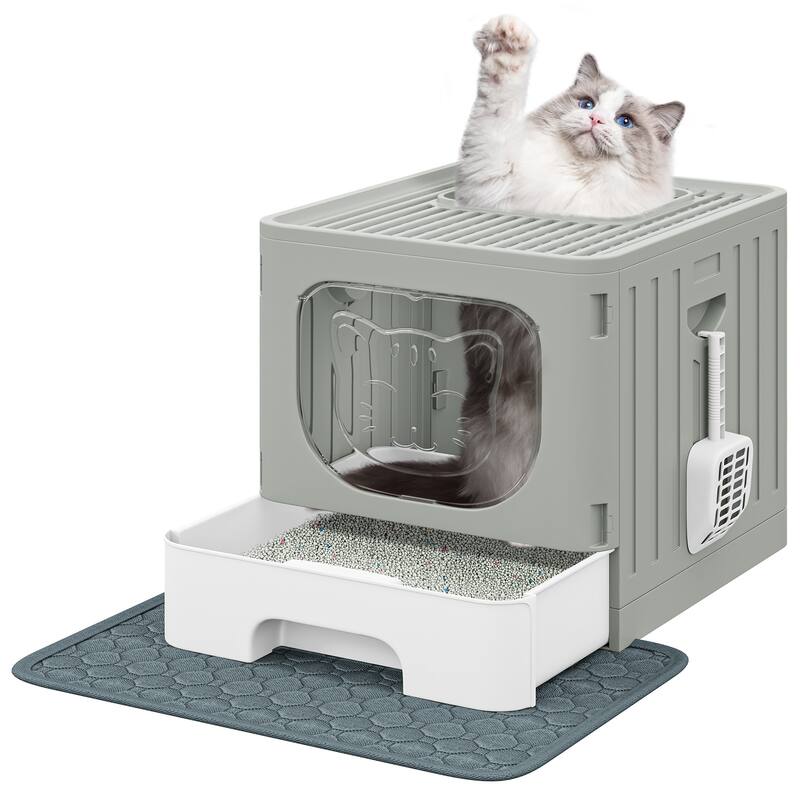 Cat Litter Box with Shovel