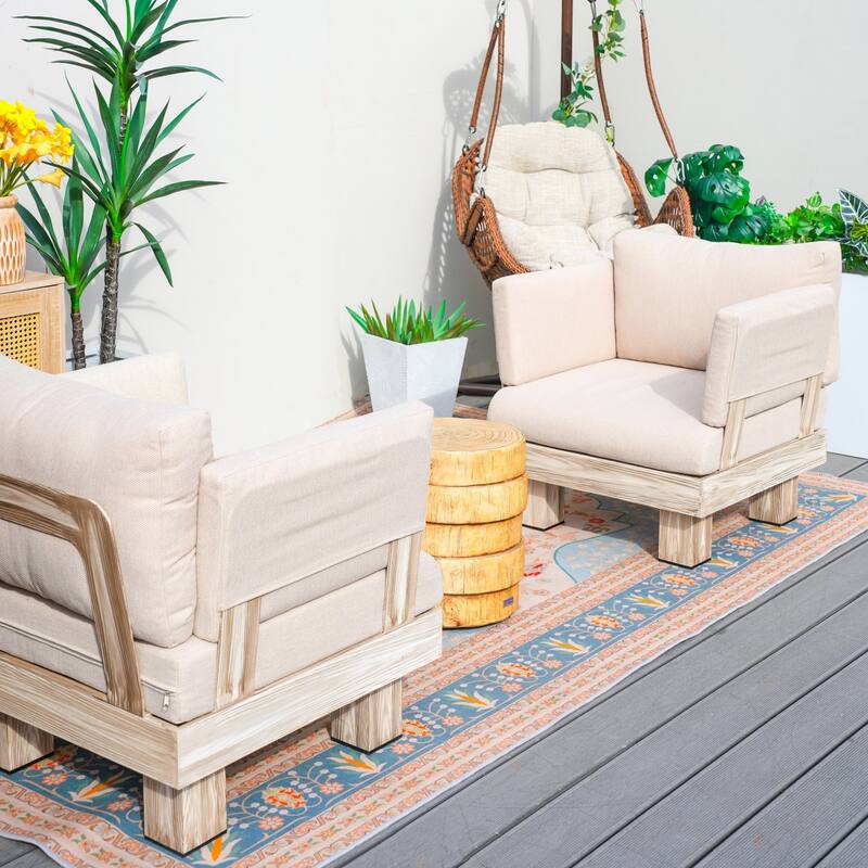 3-piece Aluminum Patio Sofa Set with Coffee Table