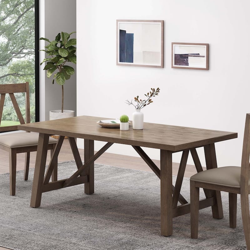 RUBBERWOOD FRAME Dining Table