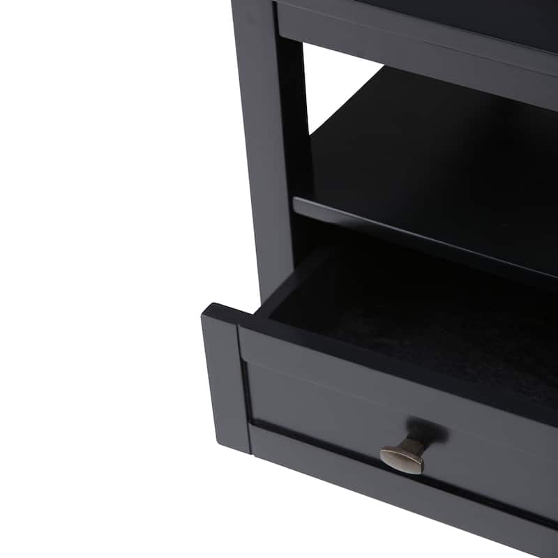 WYNDENHALL Norfolk SOLID WOOD 20 inch Wide Rectangle Transitional End Side Table - 20 inch Wide