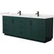Option Green / White Quartz Top / Matte Black Hardware