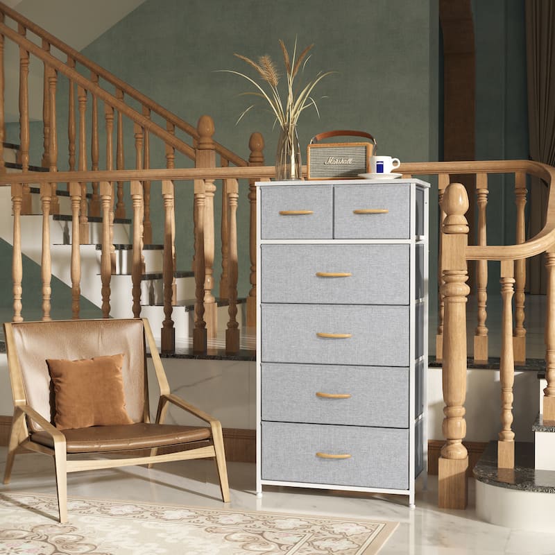 Pellebant 6 Drawers Vertical Dresser Storage Tower