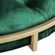 preview thumbnail 26 of 24, Perdita Gold Finish Velvet Round Tufted Ottoman by iNSPIRE Q Bold