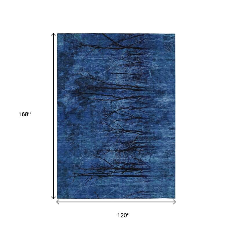 HomeRoots Floral Transitional Rectangle Outdoor Rug