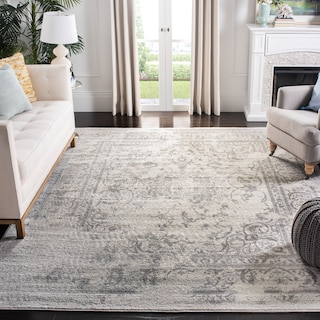 SAFAVIEH Adirondack Sierra Vintage Oriental Distressed Rug - Ivory/Silver - 6' x 9'