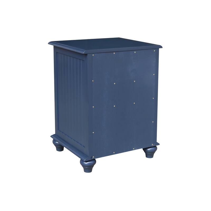 International Concepts Solid Wood 3-Drawer Nightstand