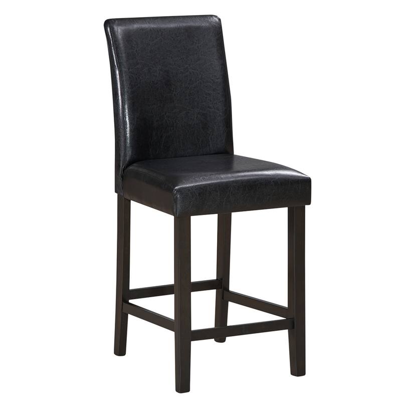 Gymax Set of 2 Bar Stools 25inch Counter Height Barstool Pub Chair - See Details