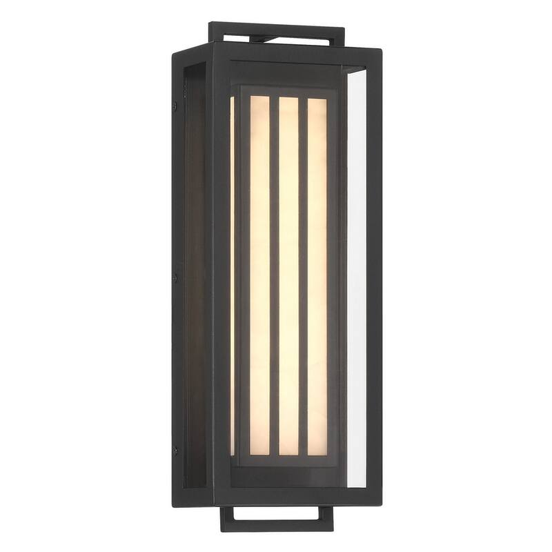The Great Outdoors 77500-L Eastly 16" Tall ADA LED Outdoor Wall Sconce - Sand Coal