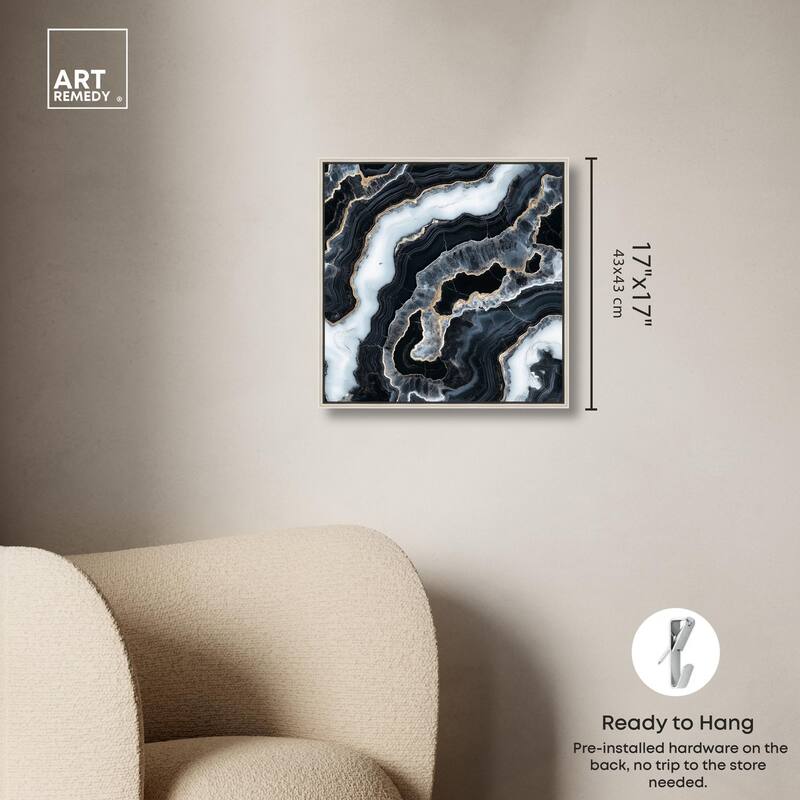 Aureate Ash Canvas by Art Remedy