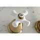 preview thumbnail 35 of 43, Heritage 3-Hole Wall Mount Roman Tub Faucet in Polished Brass