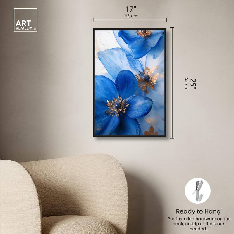 Twilight Teal Tint I Canvas by Art Remedy