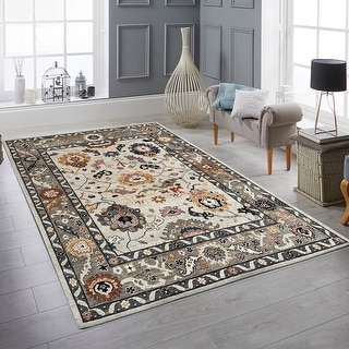 Hand-knotted Wool Beige Oriental Classic Mahal Rug - 8' x 10' - Bed ...