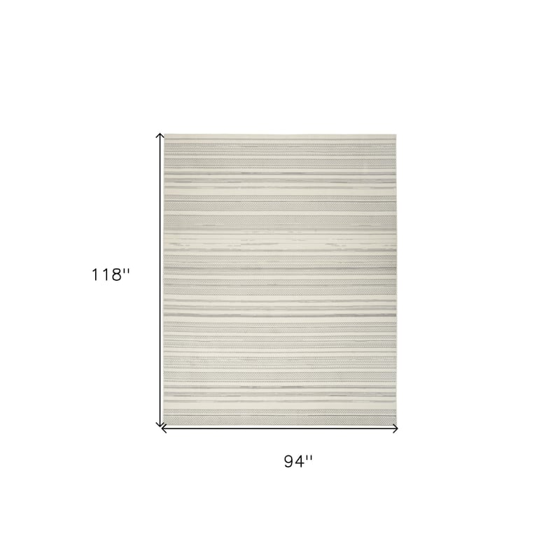 Lipe Power Loomed Traditional Area Rug By HomeRoots - 118' X '94' X '0.5