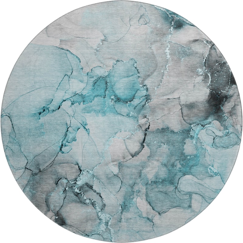 Premium Washable Super Soft Contemporary Watercolor Mayfield Rug