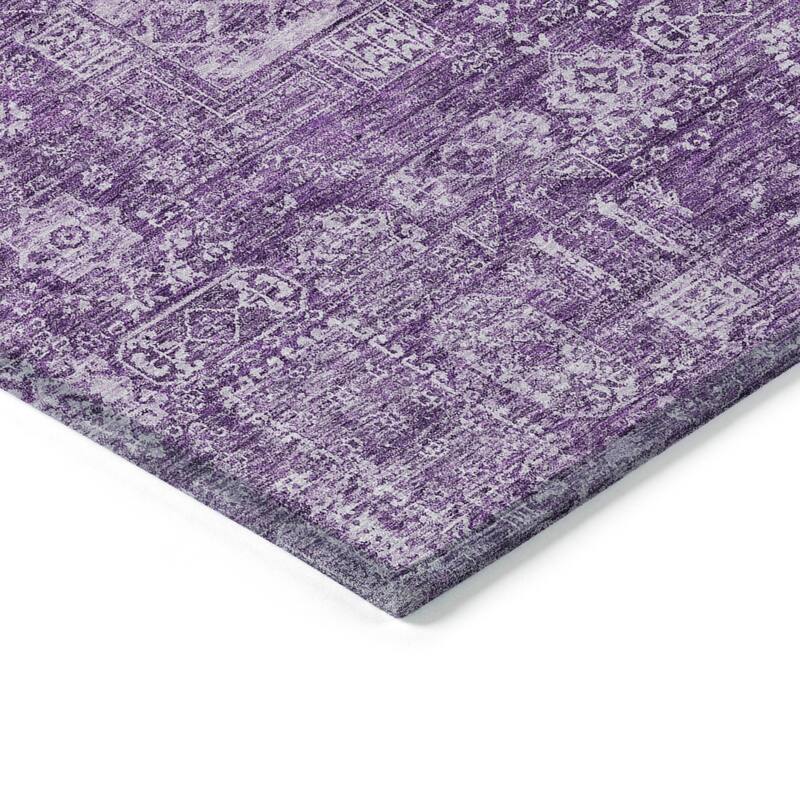 Machine Washable Indoor/ Outdoor Chantille Traditional Vintage Rug