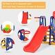 preview thumbnail 5 of 8, Goplus 3 in 1 Junior Children Climber Slide Swing Seat Basketball Hoop