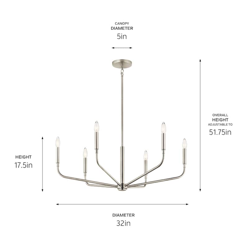 Kichler Lighting Madden Candle Chandelier