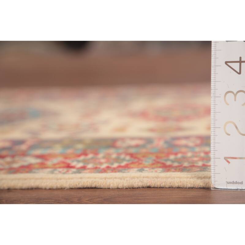 Kazak Oriental Foyer Rug Hand-Knotted Wool Carpet - 2'9" x 3'11"