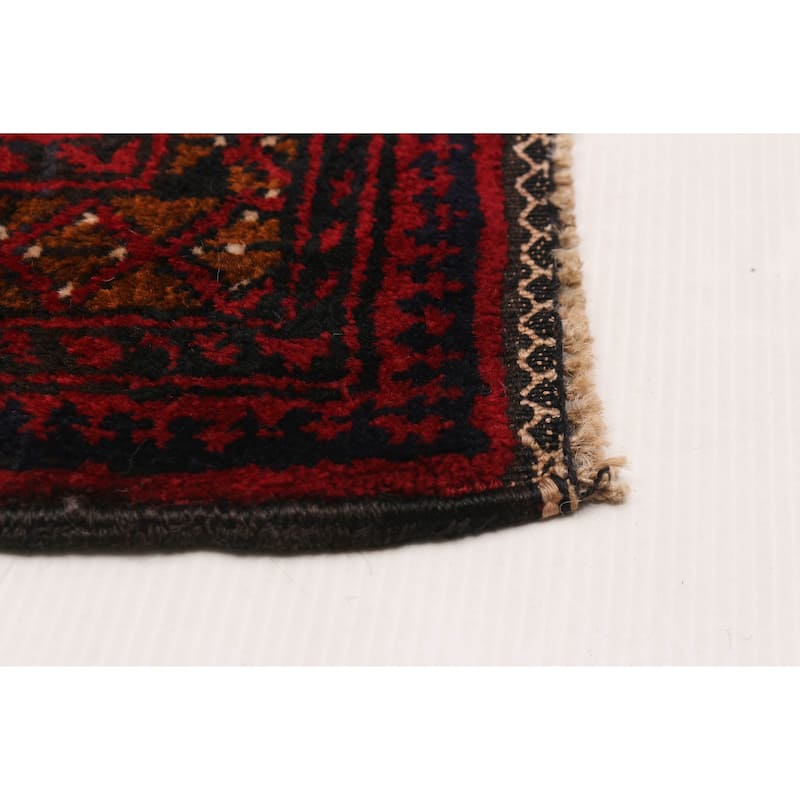 Teimani Red Rug 4'2" x 6'7" - 4'2 x 6'7