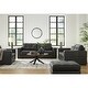 preview thumbnail 1 of 15, Signature Design by Ashley Luigi Black 4-Piece Upholstery Package - 96"W x 41"D x 35"H