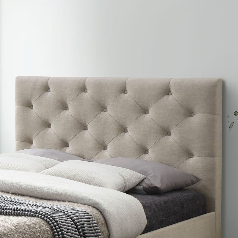 Furniture of America Malaer Modern Tufted 1-drawer Platform Bed