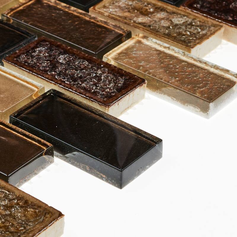 Daltile Crystal Shores 2'' x 1'' Brick-Joint Mosaic Tile (10 PCS Per Carton) (9.70 SQFT Per Carton)
