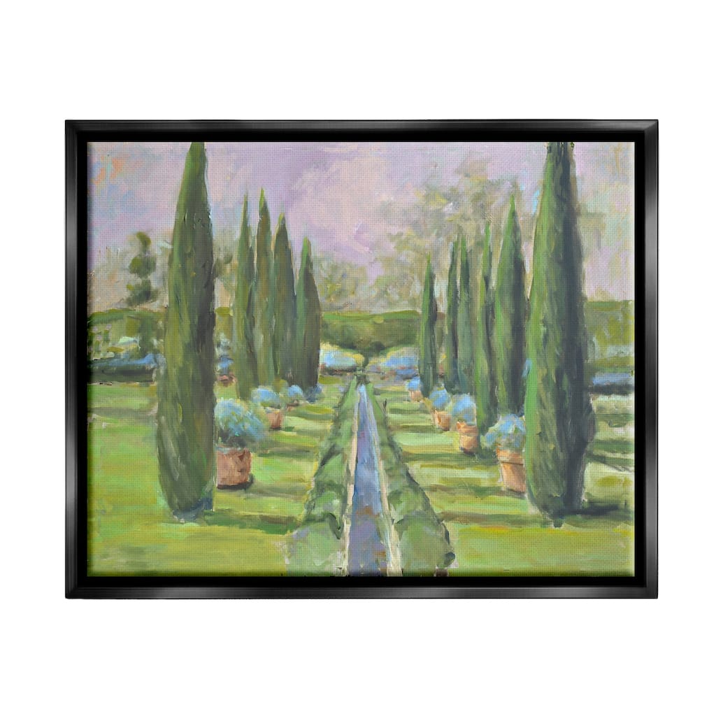 Stupell Elegant Manicured Gardens Landscaped Topiary Greenery Floater Frame, Design by Allayn Stevens