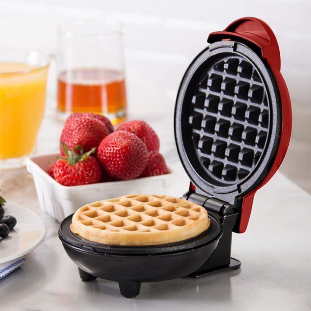 Mini Waffle Maker Machine, 4 Inch Chaffle Maker with Compact