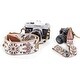 White Woven Vintage Camera Strap for All DSLR Camera. Embroidered ...