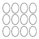 preview thumbnail 5 of 44, Utopia Alley Shower Rings, Oval Shape Shower Curtain Rings for Bathroom, Rustproof Zinc Shower Curtain Hooks Rings, Set of 12