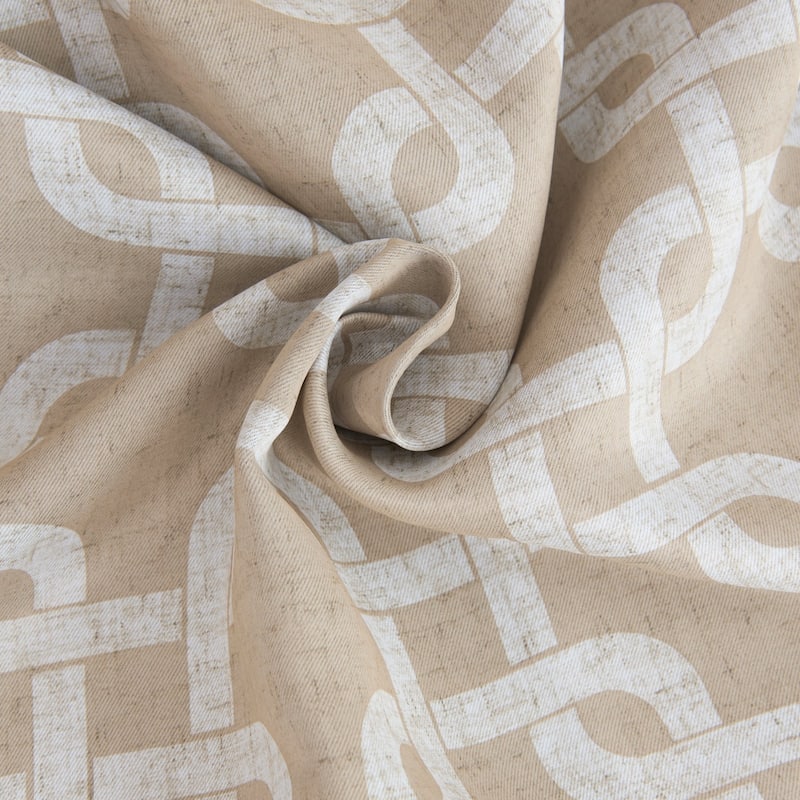 Dainty Home Interlock Blackout Thermal Insulated Grommet Single Panel Extra Wide Curtains - 54" x 84"