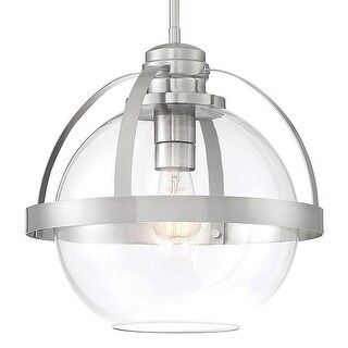 Savoy House Pendleton 14" Wide Pendant with Glass Shade