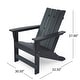 preview thumbnail 10 of 38, Encino Outdoor Adirondack Chairs (Set of 2) by Christopher Knight Home