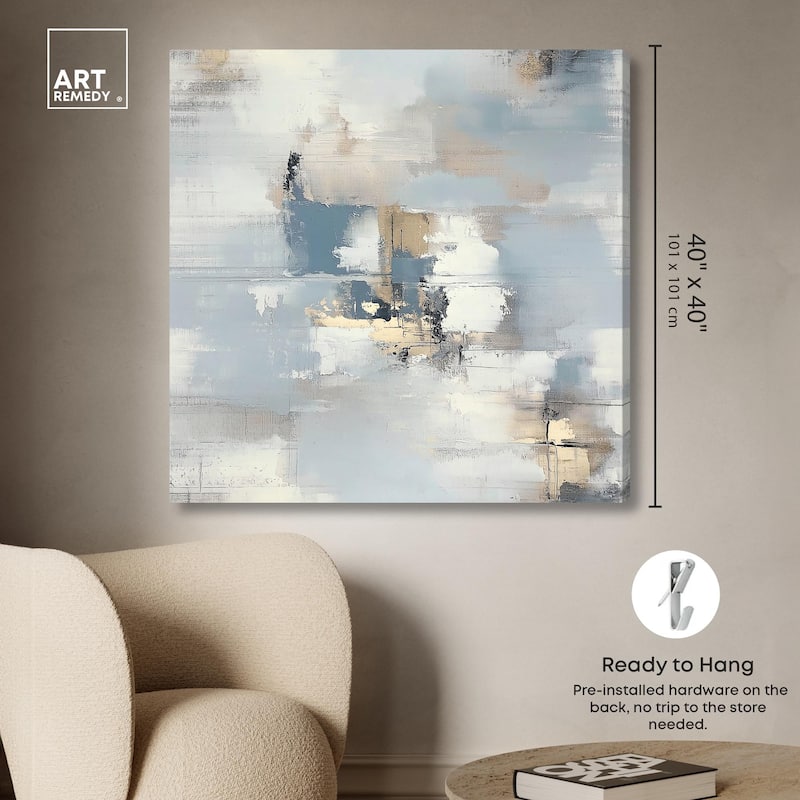 Morning Mist Over the Water Canvas by Art Remedy, Gallery Wrapped