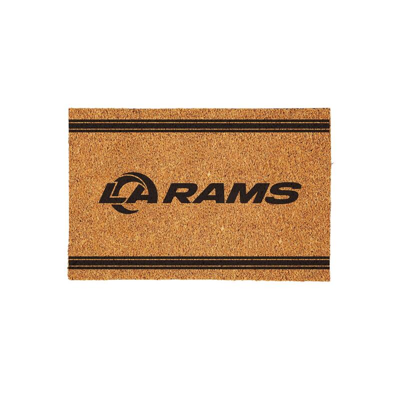 Los Angeles Rams Monochrome Indoor/Outdoor Coir Door Mat