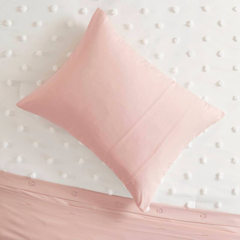 Intelligent Design Shay Colorblock Clip Jacquard Duvet Cover Set