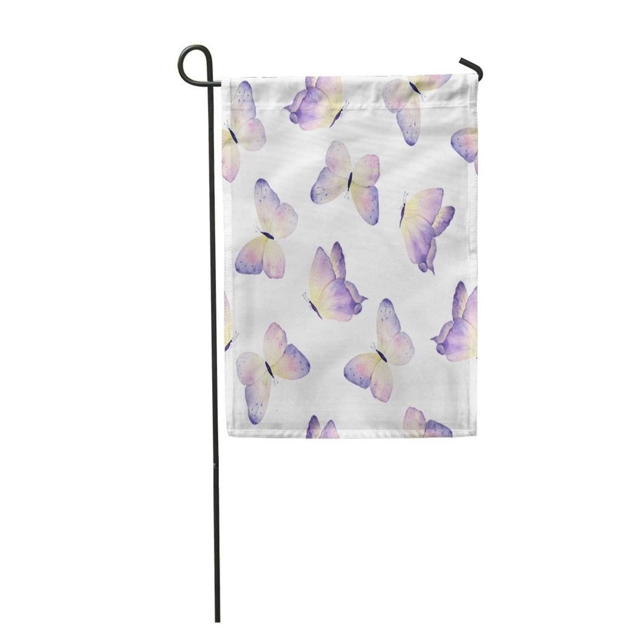 Blue Butterfly Watercolor Butterflies Colorful Pattern Animation Artistic Garden Flag Decorative Flag House Banner 12x18 On Sale Overstock 31337469