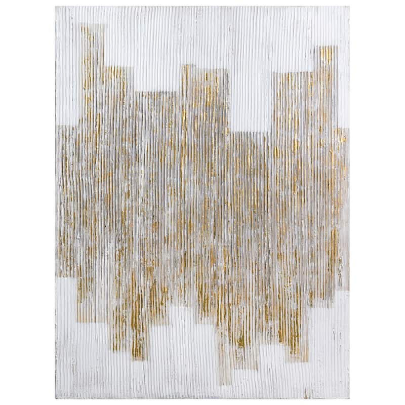 The City Textured Metallic Hand Painted Wall Art by Martin Edwards